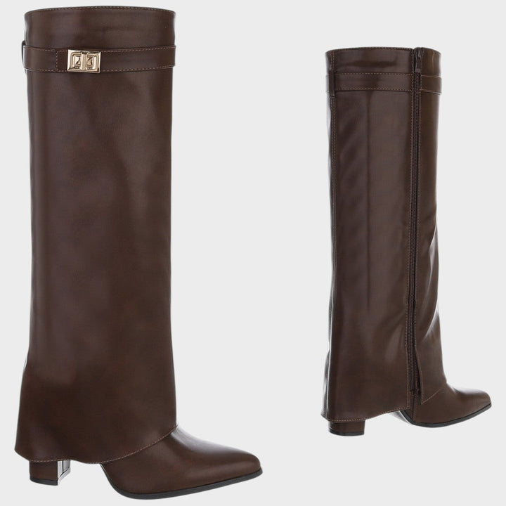 Luna |  High-Top Leather Boots