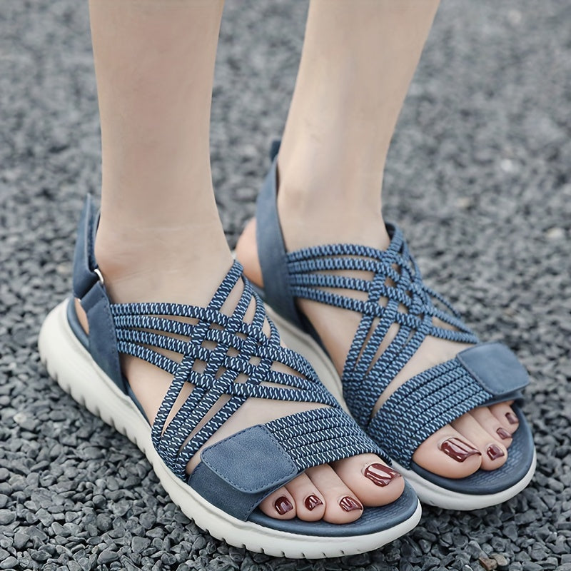 Soline | Chic Sporty Sandals with Elevated Sole