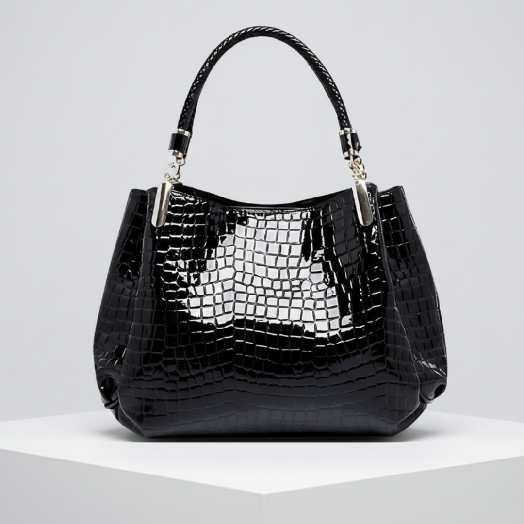 Besace - Elegant Croc Handbag