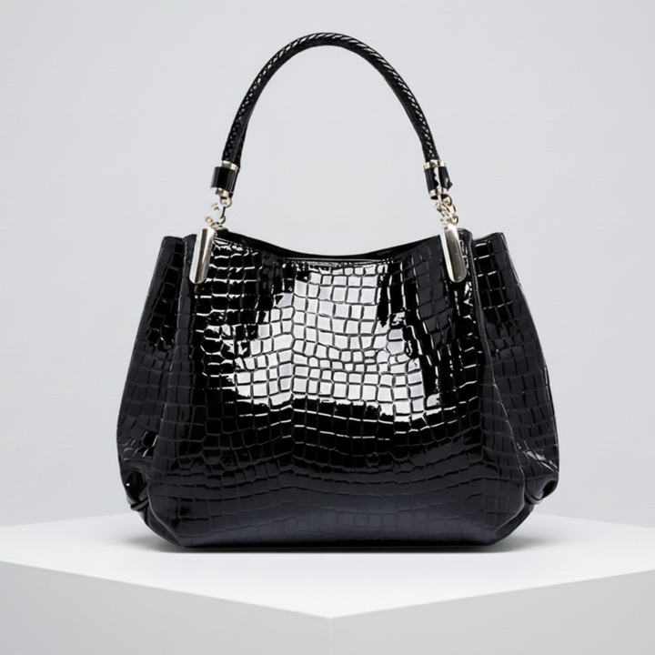 Besace - Elegant Croc Handbag