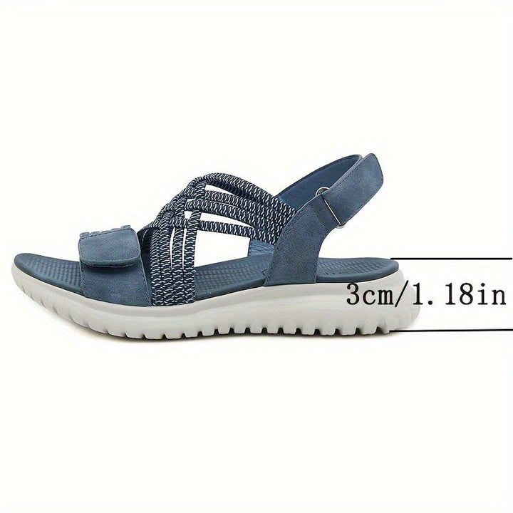 Soline | Chic Sporty Sandals with Elevated Sole