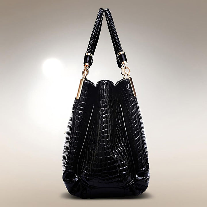Besace - Elegant Croc Handbag