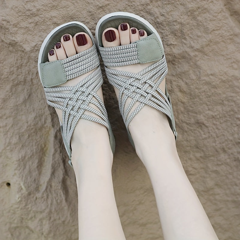 Soline | Chic Sporty Sandals with Elevated Sole