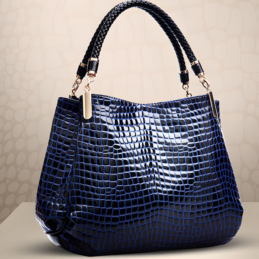 Besace - Elegant Croc Handbag