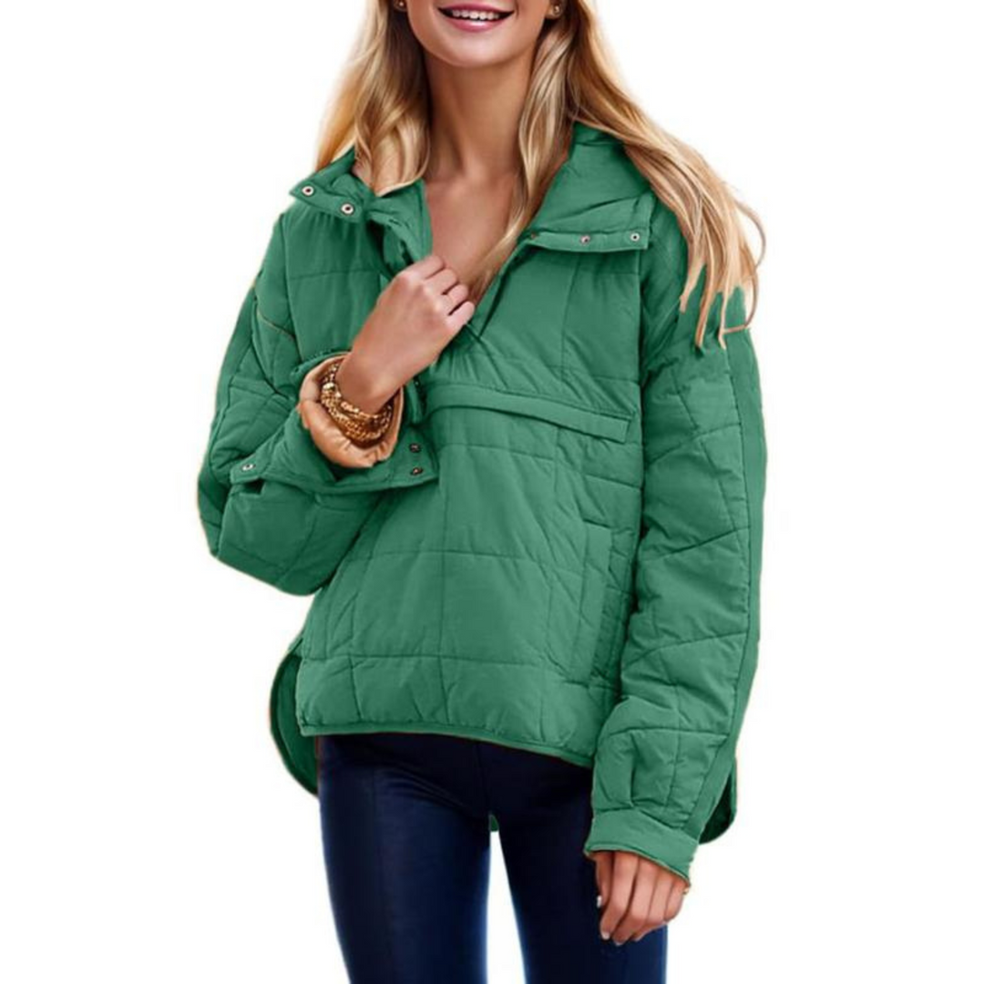 Diana | Oversized Hooded Pullover Hooded Jacket
