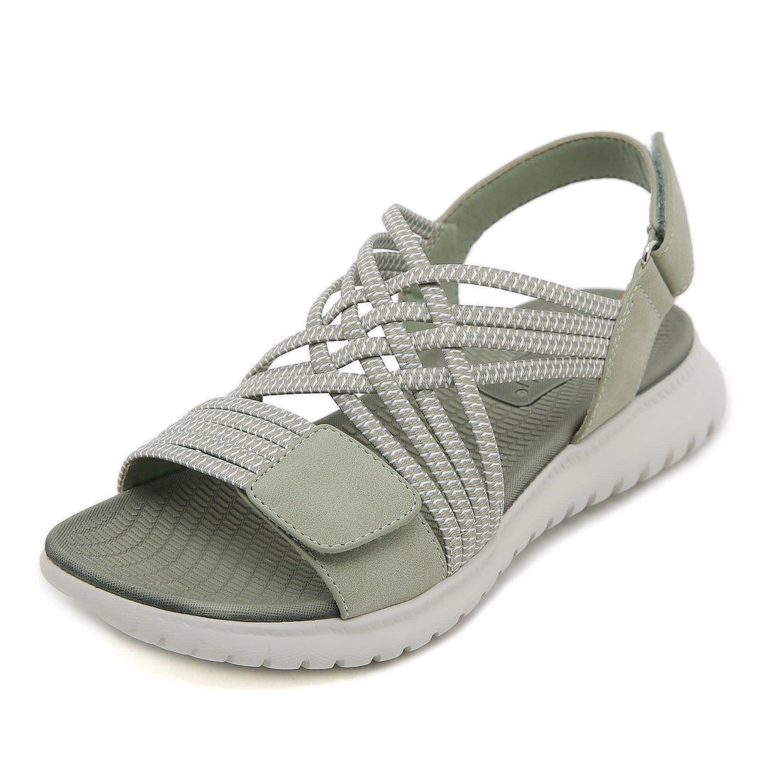 Soline | Chic Sporty Sandals with Elevated Sole