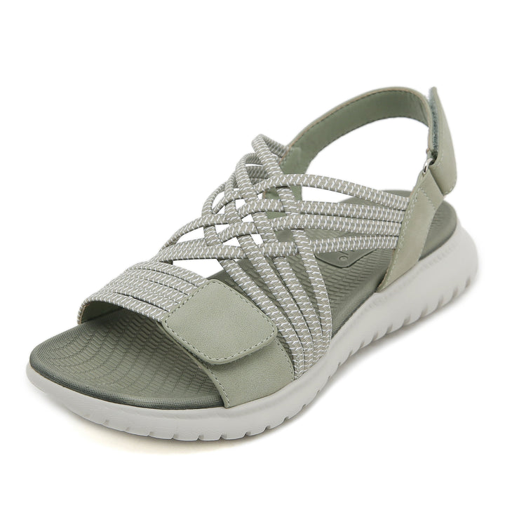 Soline | Chic Sporty Sandals with Elevated Sole