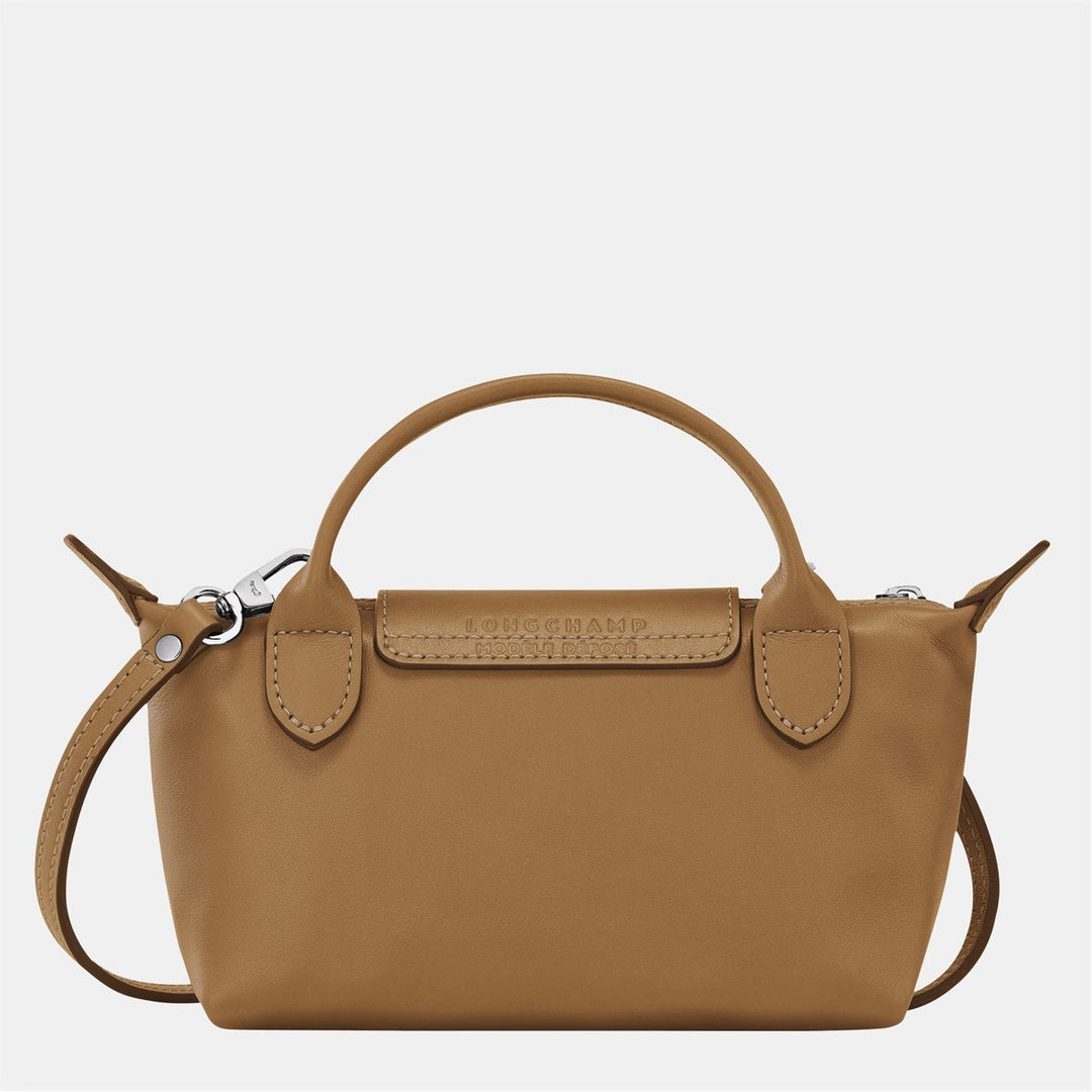 Mini Leather Le Pliage Bag
