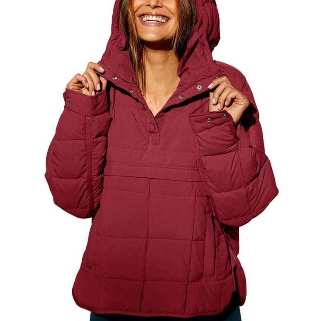 Diana | Oversized Hooded Pullover Hooded Jacket