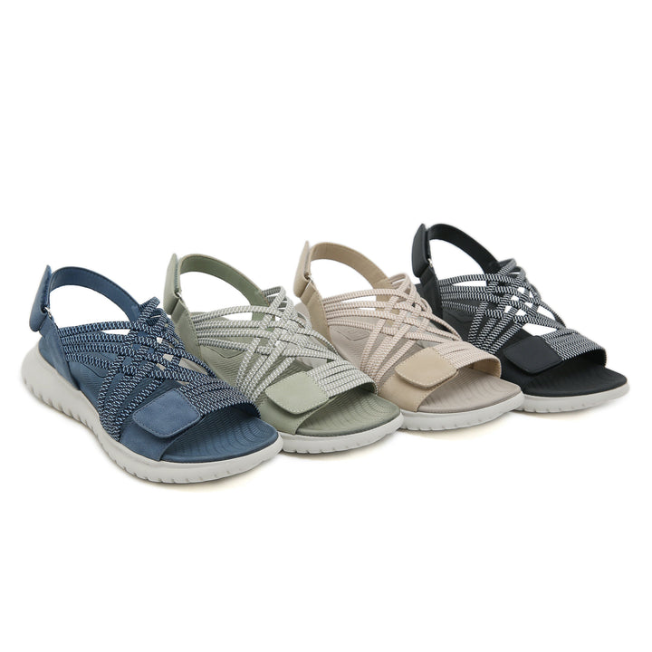 Soline | Chic Sporty Sandals with Elevated Sole