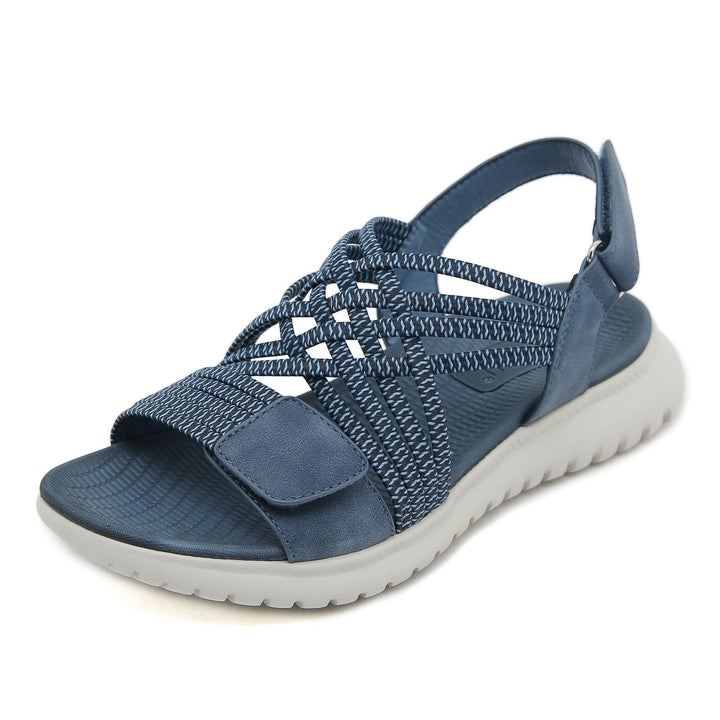Soline | Chic Sporty Sandals with Elevated Sole