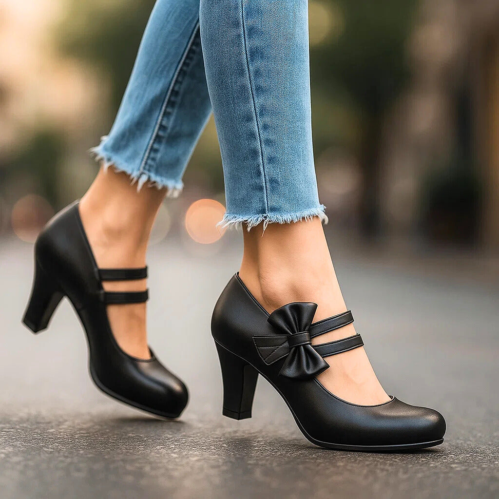 BELLA | BOW HEELS