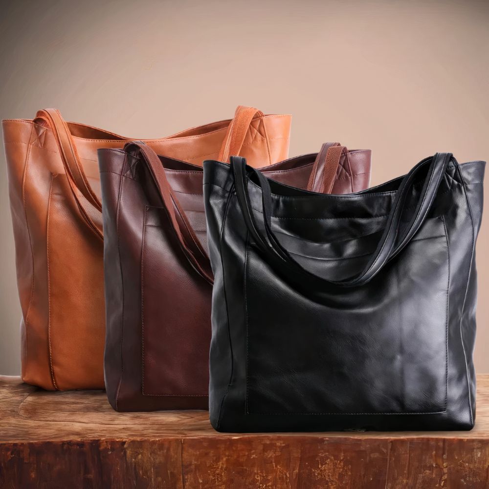 Elviria | Modern Leather Shoulder Bag