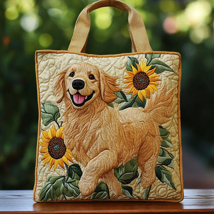 Handcrafted Golden Retriever Tote