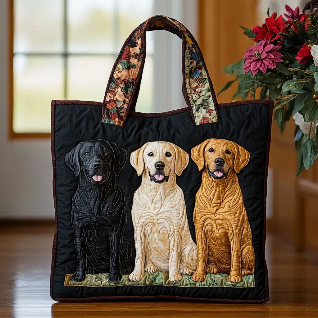 Artisan Tote - Trio of Labradors
