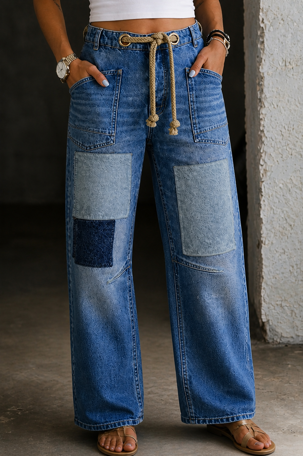 Margaret | Patchwork Jogging Pants