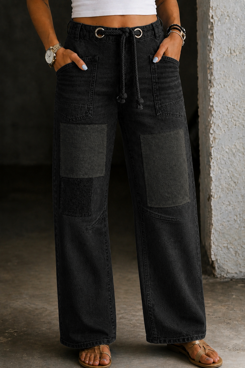 Margaret | Patchwork Jogging Pants