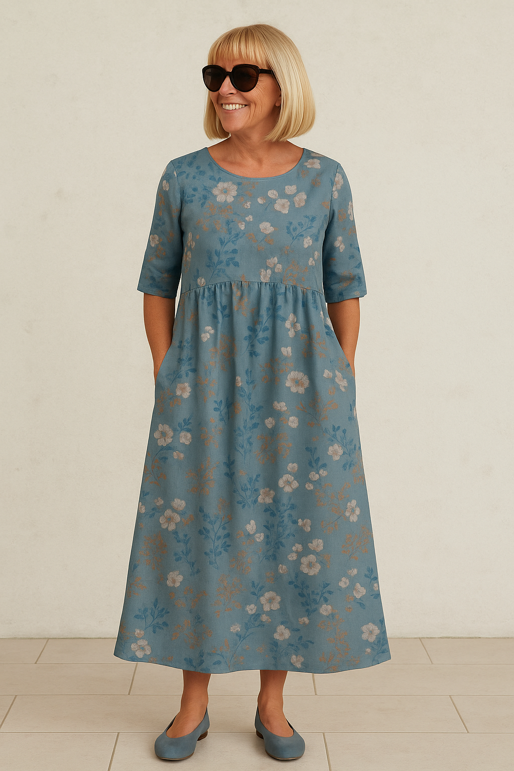 Eliza | Casual Midi Dress