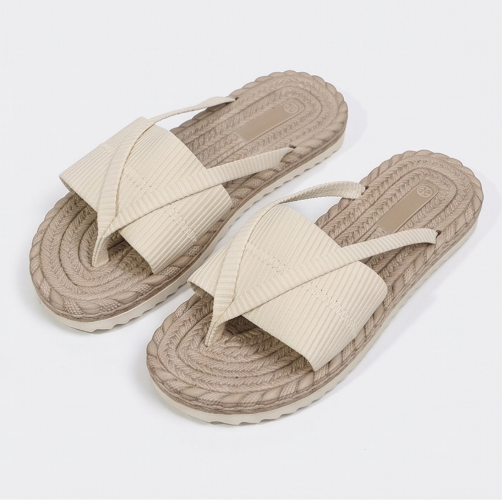 Lunara | Soft Espadrille-Style Slide Sandals