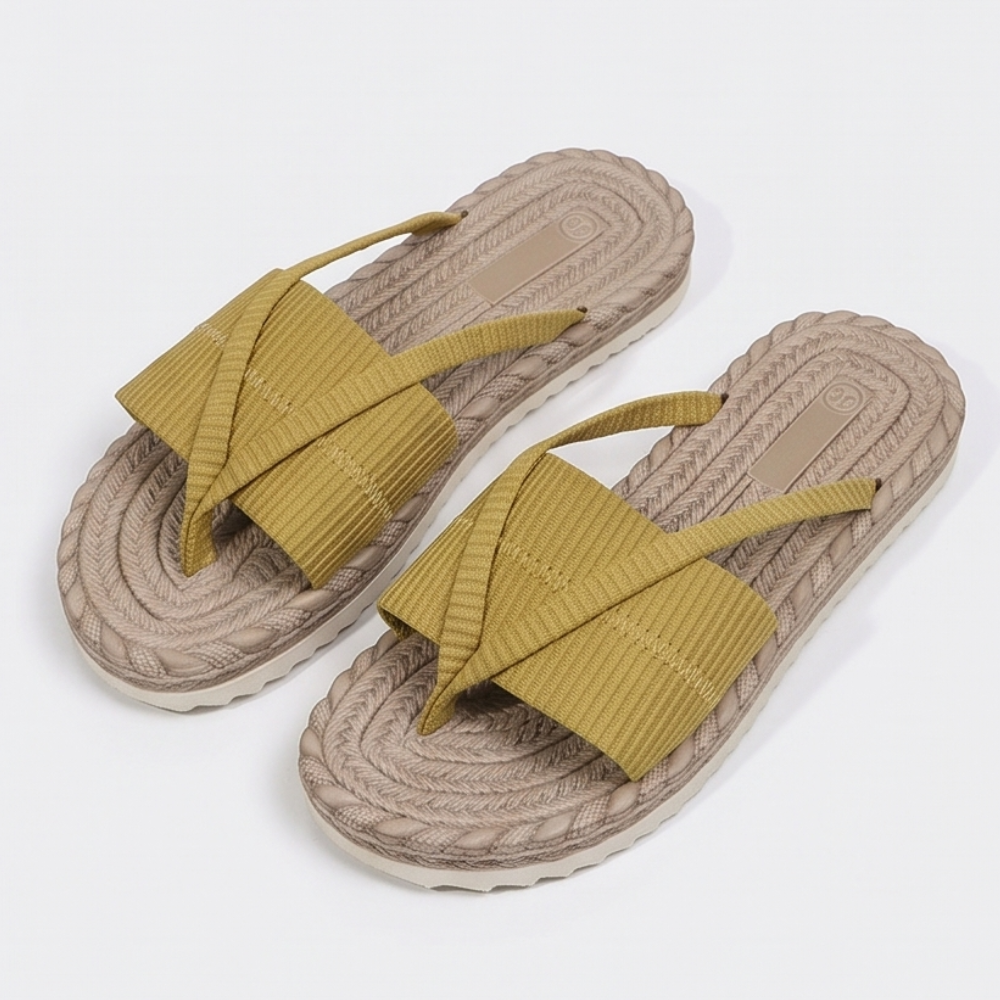 Lunara | Soft Espadrille-Style Slide Sandals