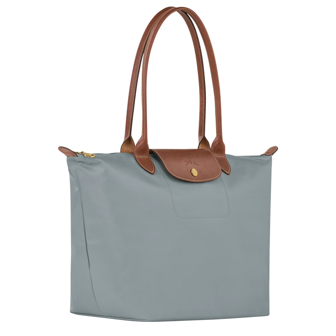 Longchamp - Le Pliage Tote Large, Steel