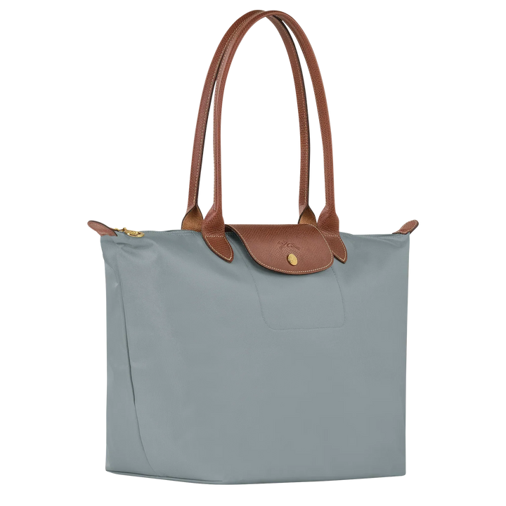 Longchamp - Le Pliage Tote Large, Steel