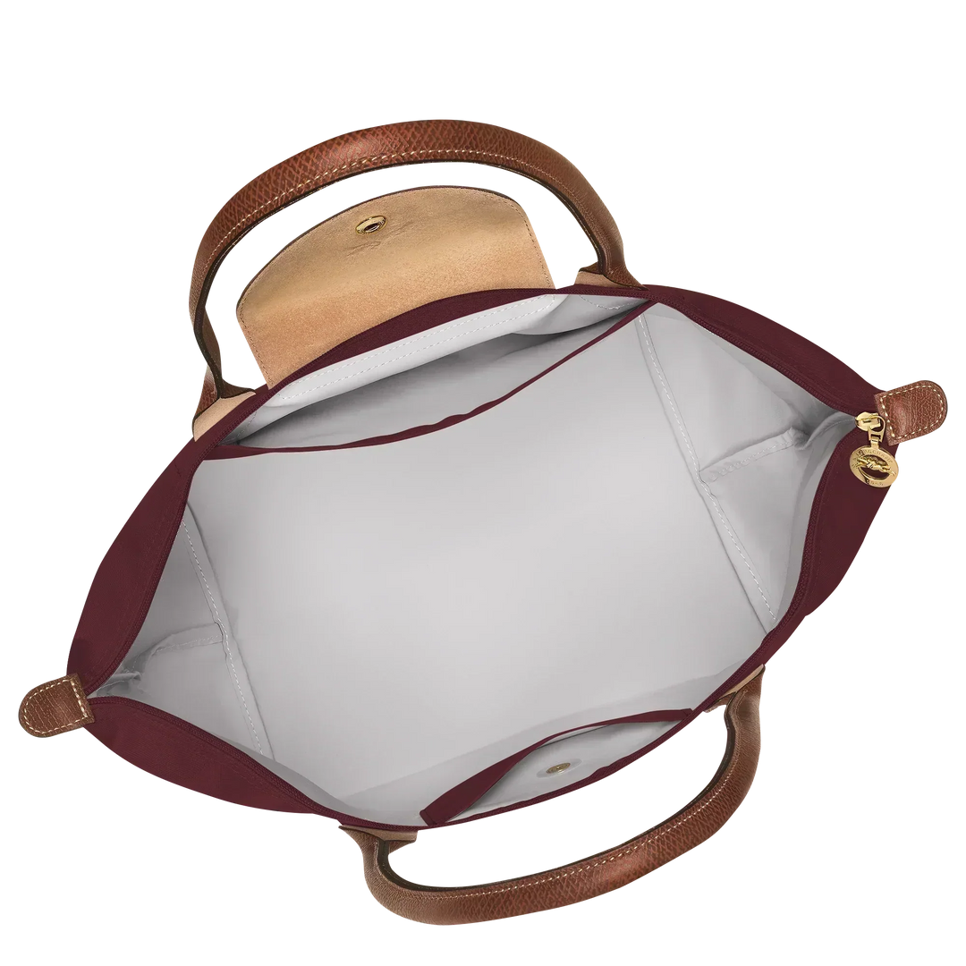 Le Pliage Tote Large, Burgundy