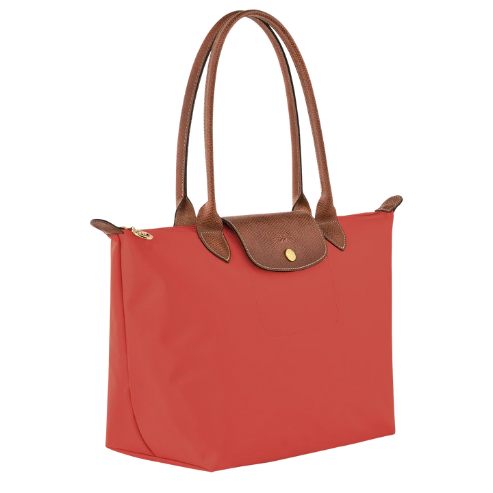 Longchamp - Le Pliage Tote Medium, Tomato