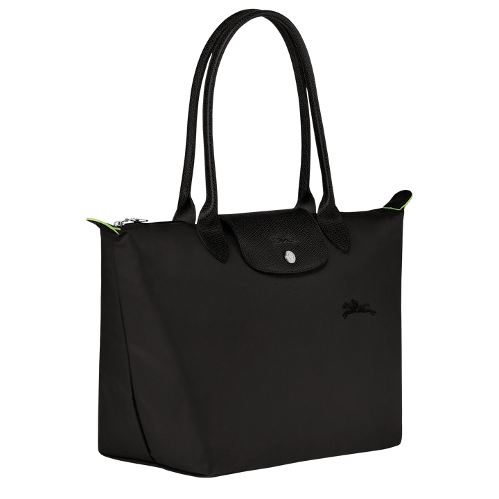 Longchamp - Le Pliage Tote Medium, Leather Black