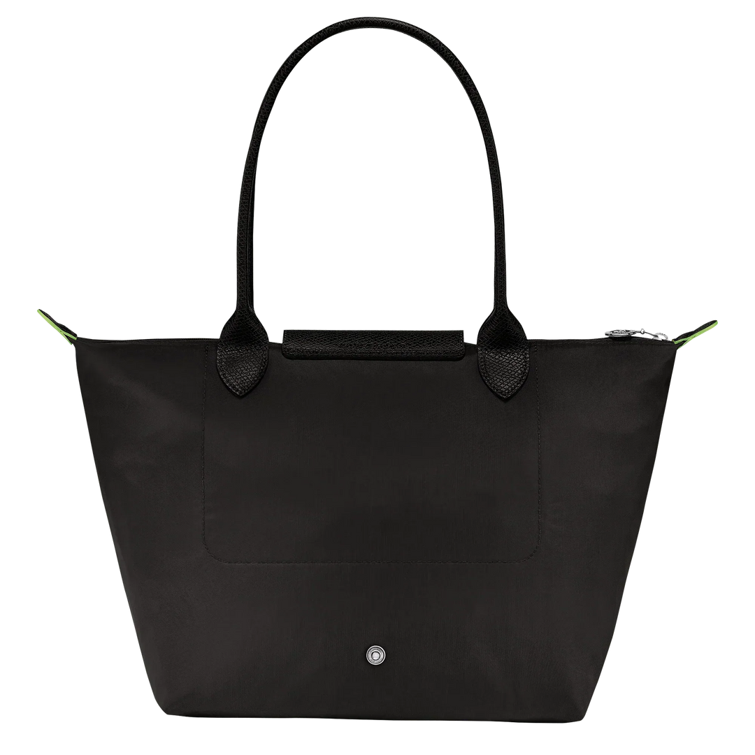Longchamp - Le Pliage Tote Medium, Leather Black