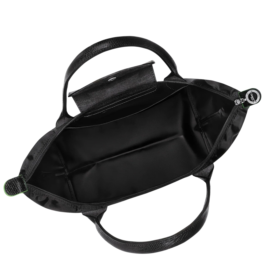 Longchamp - Le Pliage Tote Medium, Leather Black