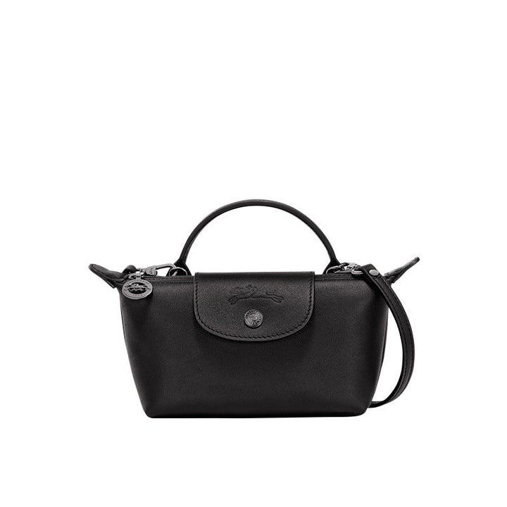 Mini Leather Le Pliage Bag