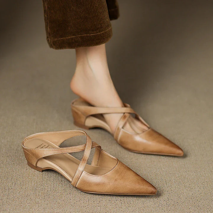 Aluna | Genuine Leather Mules