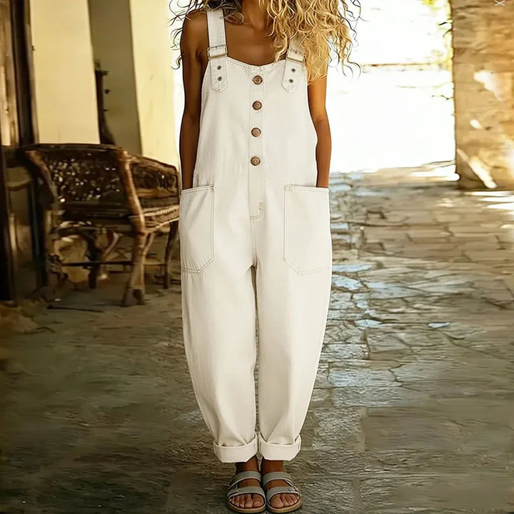 Carmen - Vintage Overall made of soft cotton denim with adjustable straps
