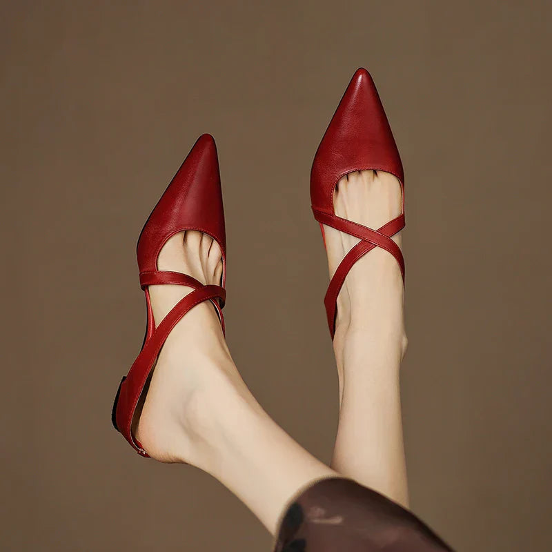 Daphira | Elegant Leather Mules