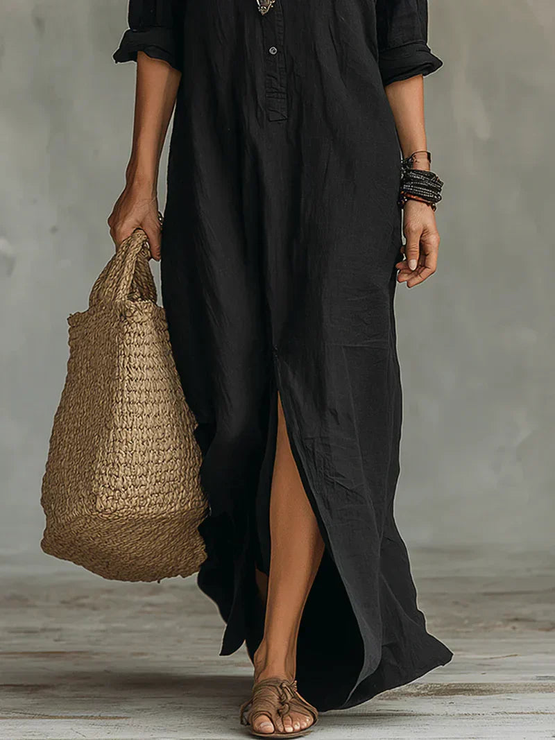 WILLOW | Müheloses Maxi-Kleid mit schmeichelhafter Silhouette Vielseitig für den Alltag