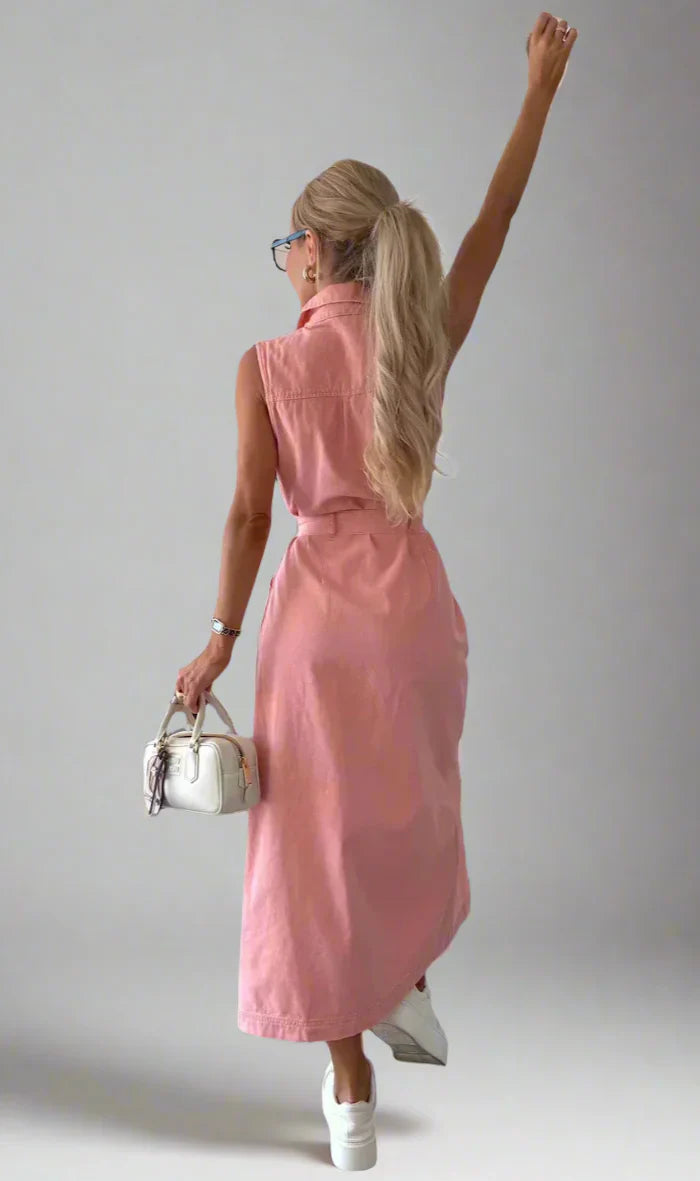 Isabelle | Maxi Denim Dress