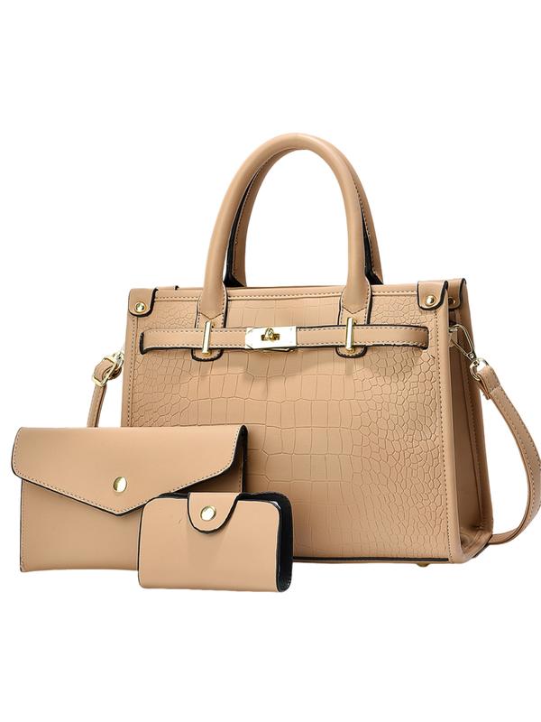 Bella Borsa - Crocodile Embossed Crossbody Handbag