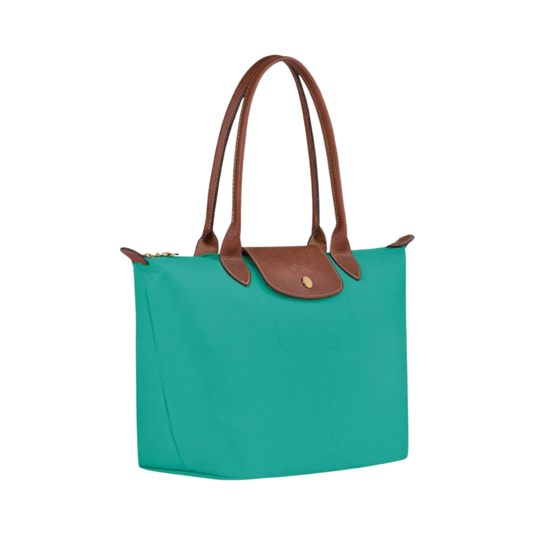 Longchamp - Le Pliage Tote Large, Turquoise