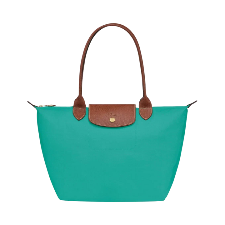 Longchamp - Le Pliage Tote Large, Turquoise
