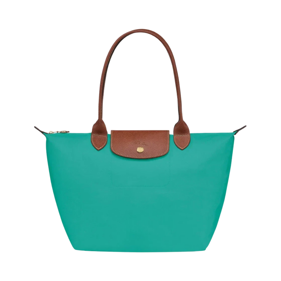 Le Pliage Tote Large, Turquoise