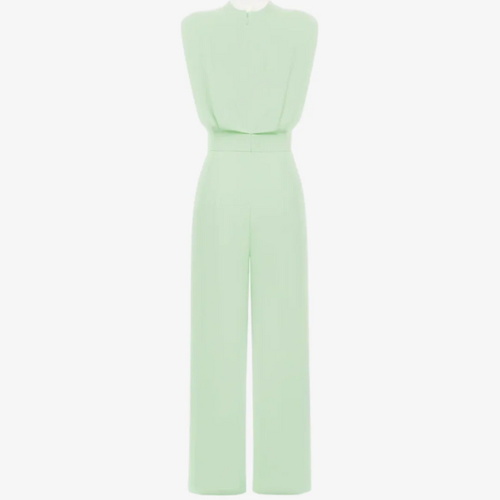 Ariadna | Elegant Sleeveless Belted Wide-Leg Jumpsuit