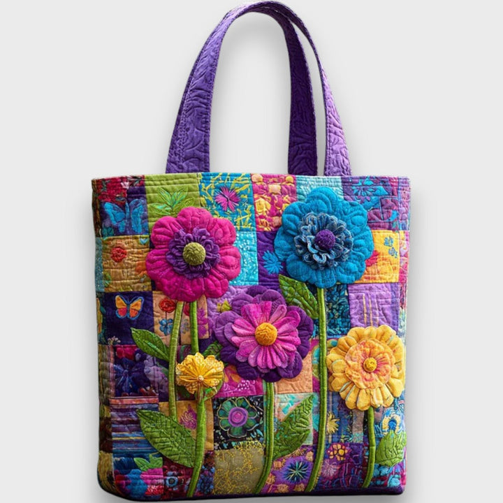 Florinelle – Artistic 3D Floral Tote Bag