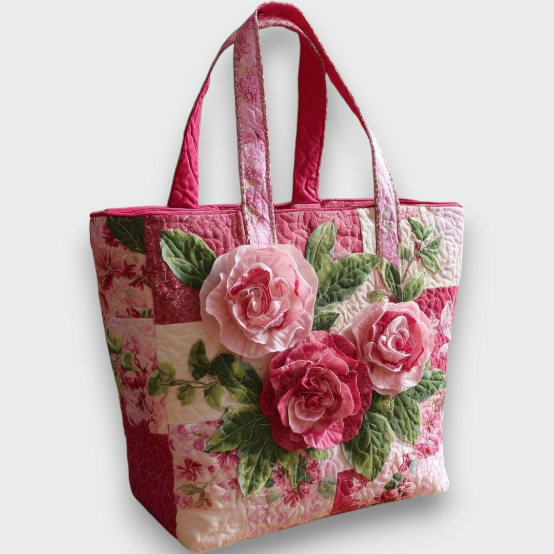 Florinelle – Artistic 3D Floral Tote Bag