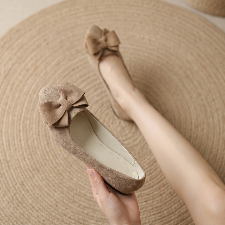 Valeria | Bow Comfort Flats