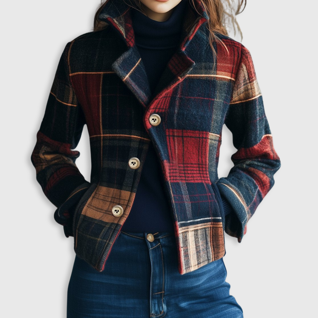 Joyce | Classic Plaid Jacket