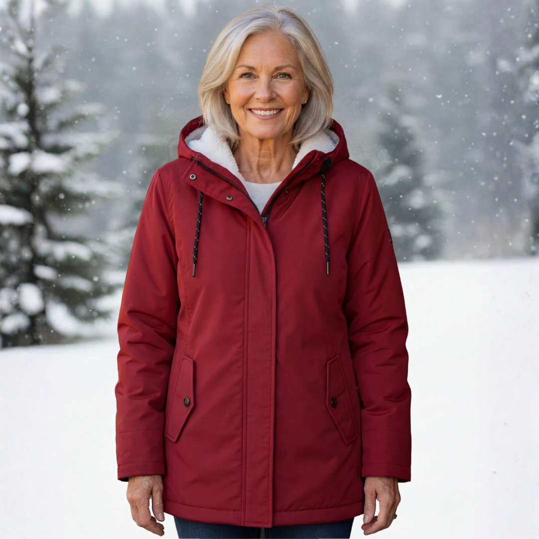 Helen | Cozy Quilted Winter Coat with Hood