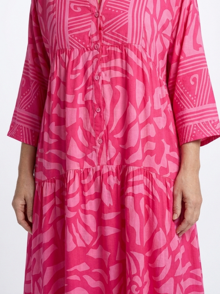 Marielle | Button-Front Midi Dress
