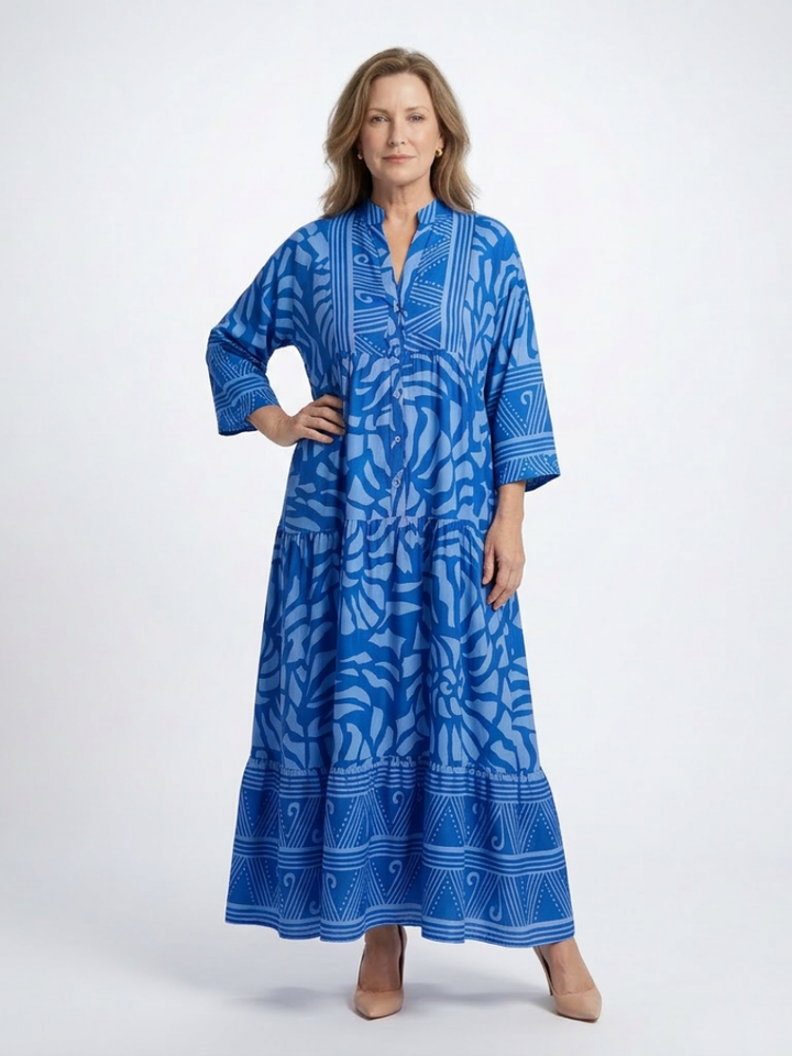 Marielle | Button-Front Midi Dress